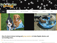 Tablet Screenshot of packleadersdogtraining.com